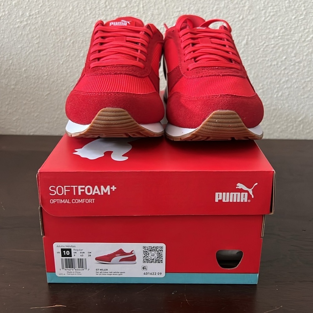 PUMA ST MILER Men's Sneakers Red - Picture 4 of 15